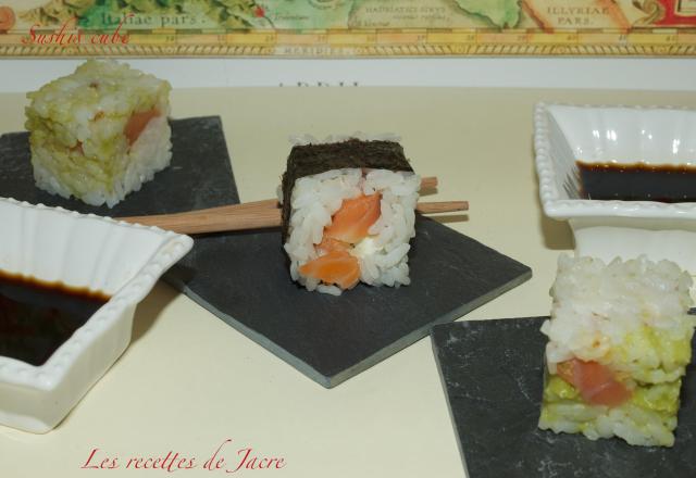 Sushis cube aux Apérivrais