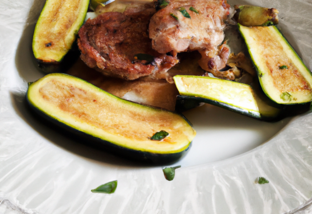 Porc au courgette