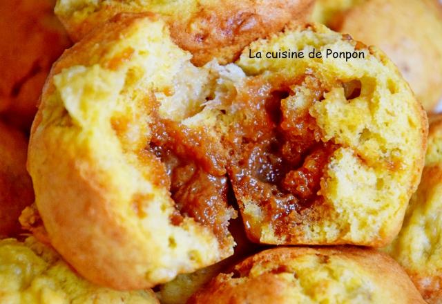 Muffin banane au caramel au beurre salé