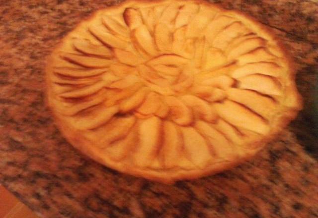 Tarte aux pommes et aux amandes facile