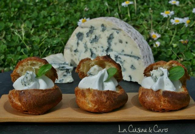 Petits choux apéritifs à la Fourme d'Ambert