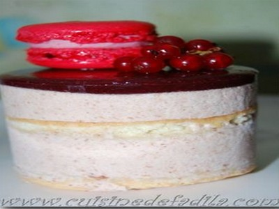 Bavarois à la cerise