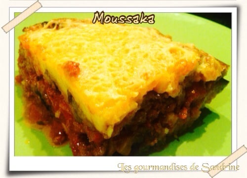 Moussaka gratinée