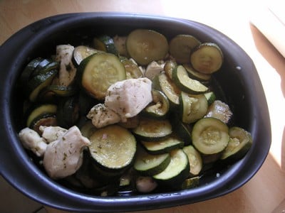 Poulet et courgettes au citron