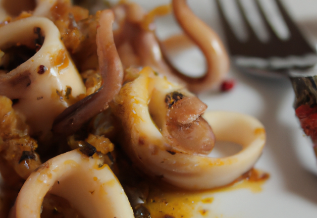 Calamars au poivre du Setchouan