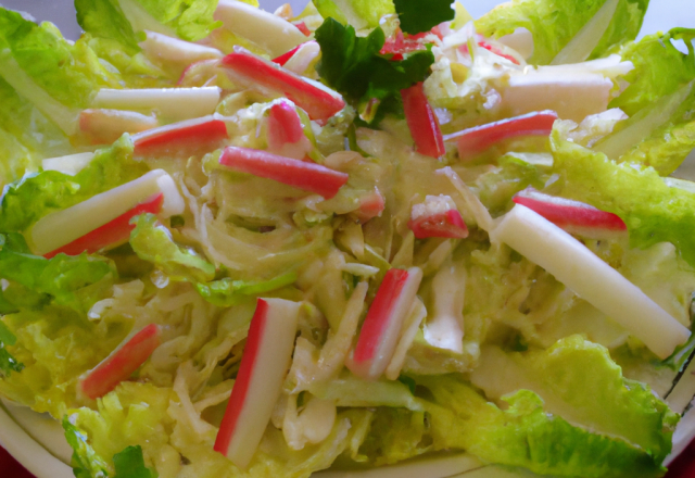 Salade d'endives au surimi