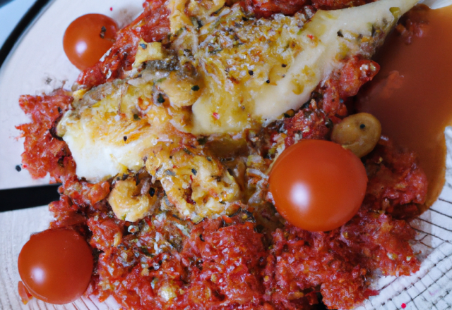 Rouget, quinoa et tomate