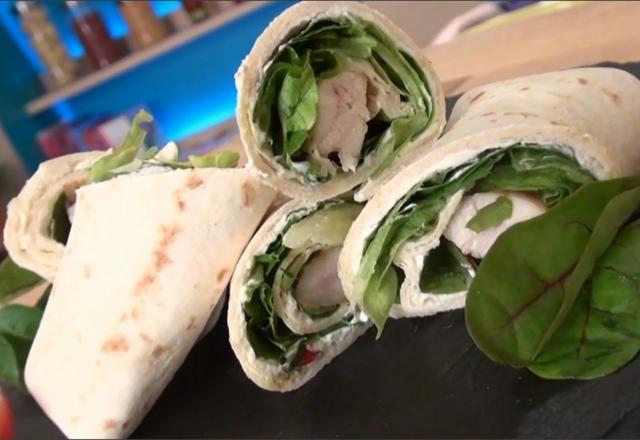 Wraps au poulet maison