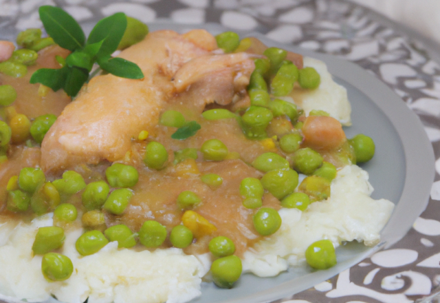 Poulet aux pois chiches