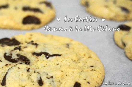 Les cookies comme à la Mie Caline