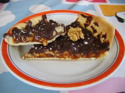 Tarte périgourdine au chocolat et aux noix