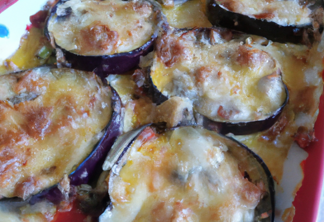 Gratin d'aubergines économique