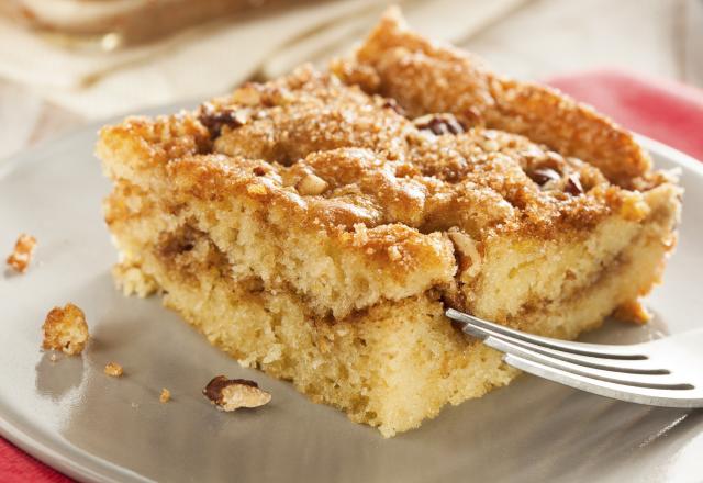 Gâteau crumble à la cannelle