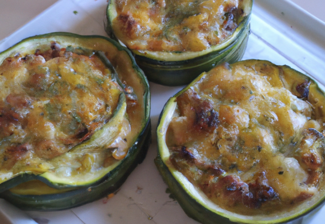 Délicieuses aumonières aux courgettes