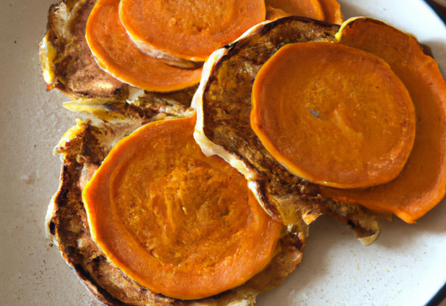 Galettes de potiron et pommes de terre