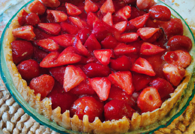 Tarte aux fraises originale