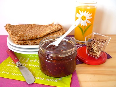 Pâte à tartiner, confiture crunchy chocolat au lait et muesli