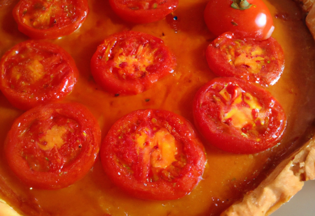 Tarte à la tomate & moutarde