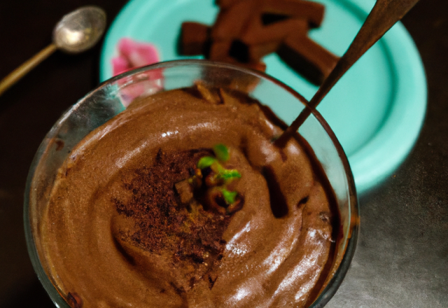 Mousse au chocolat allégée économique