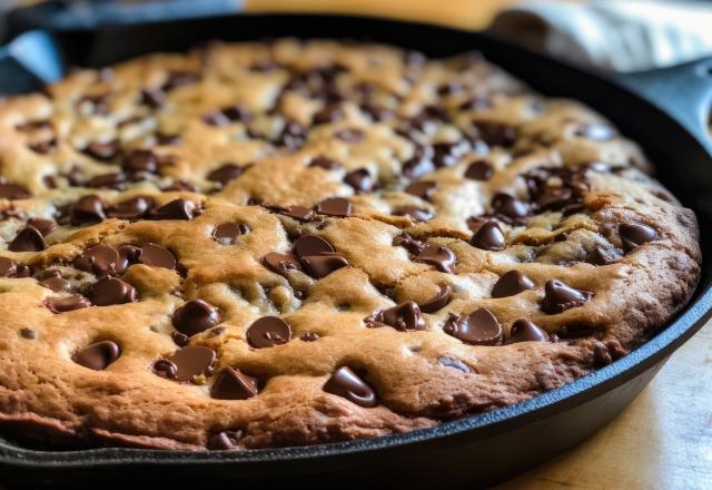 Aussi facile que délicieuse : cette recette de cookies à la poêle d’une diététicienne est à tester  !