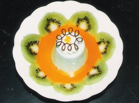 Bavarois aux kiwis