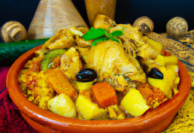 Tajine de poulet au thermomix