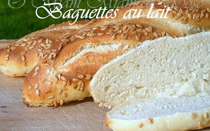 Baguettes au lait