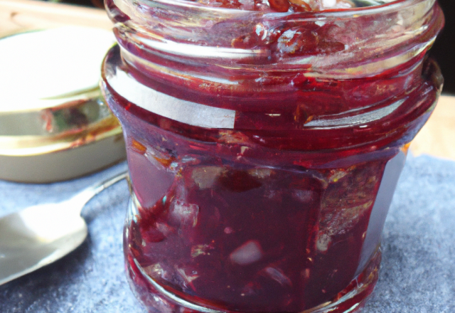 Confiture d'oignons à la grenadine