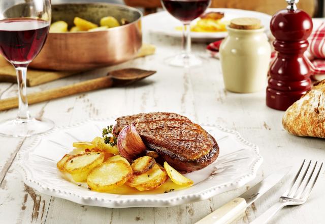 Magret de canard et pommes de terre salardaises