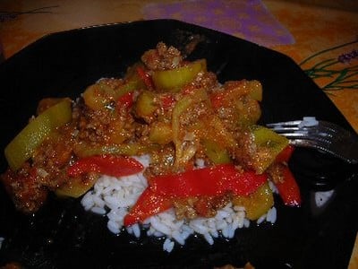 Ratatouille à la viande hâchée