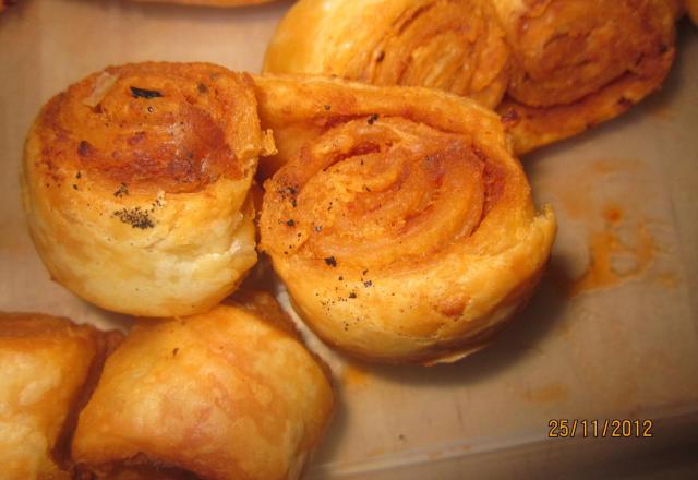 Palmiers au Pesto Rosso