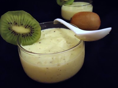 Semouline aux kiwis maison