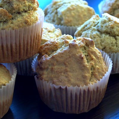 Muffins à la noix de coco sans lait