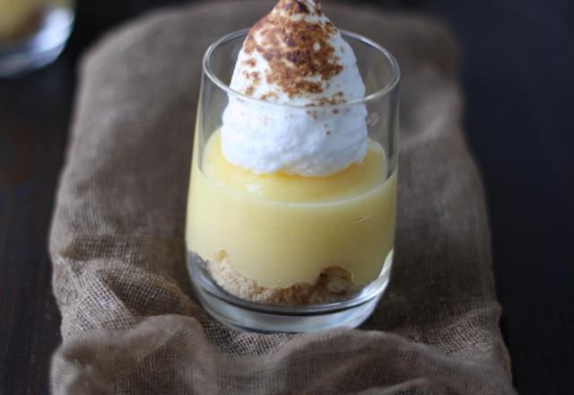 Tarte au citron en verrine