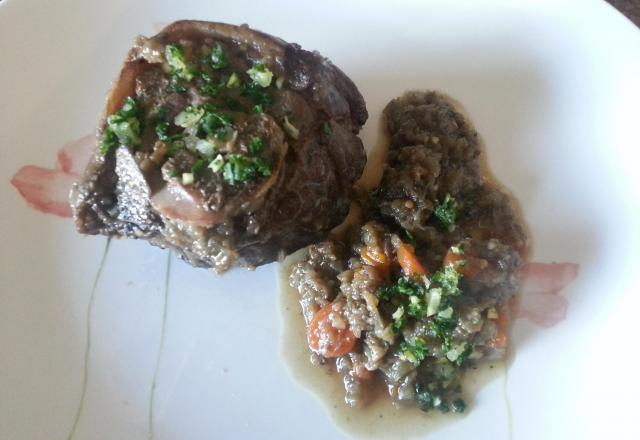 Osso bucco aux aubergines