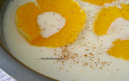 Yaourt brassé au lait concentré et à l'orange !