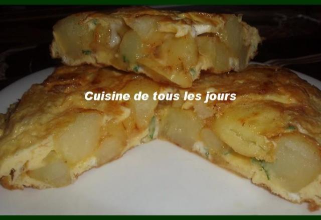 Tortilla espagnole facile