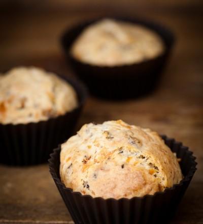 Muffins d'époisses AOP aux amandes