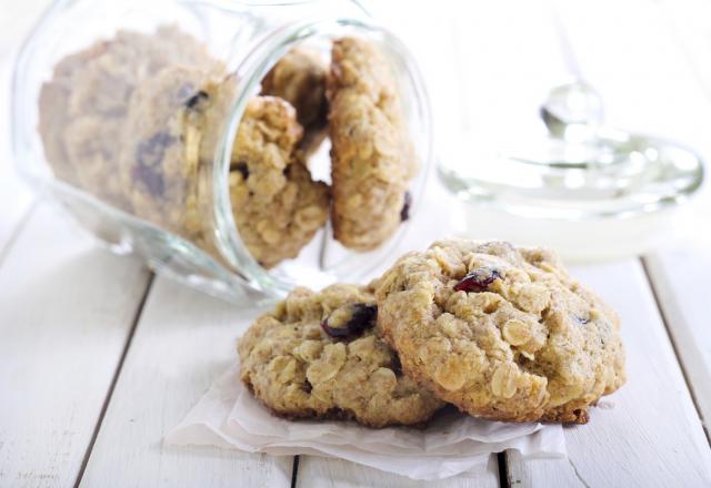 Cookies aux cranberries maison