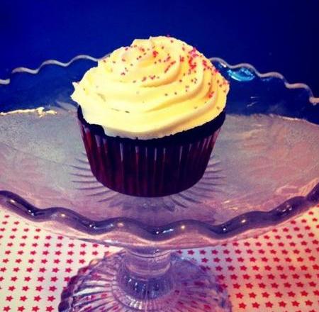 Red velvet cupcake maison