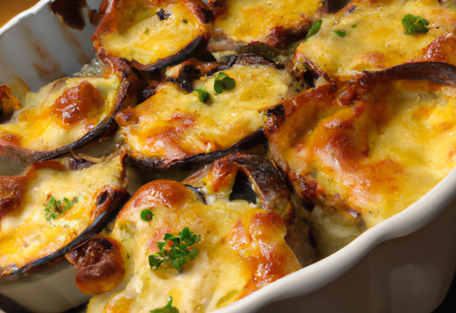 Pinces de tourteaux gratinées