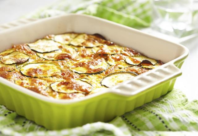 Gratin de courgettes façon flan