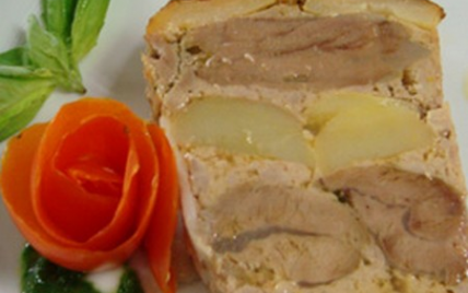 Terrine de jarret de veau sous la mère au Lillet Blanc