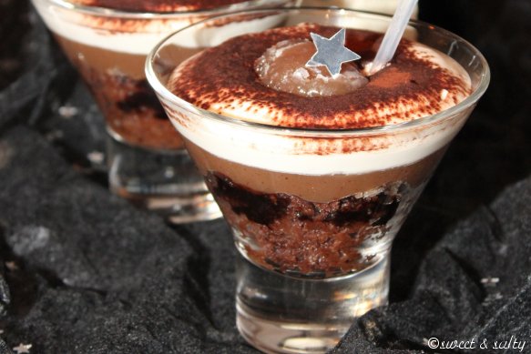 Trifle chocolat, marrons