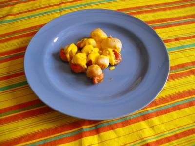 Coquilles Saint-Jacques au safran