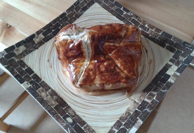 Carré d'agneau en croute de roquefort et brocolis