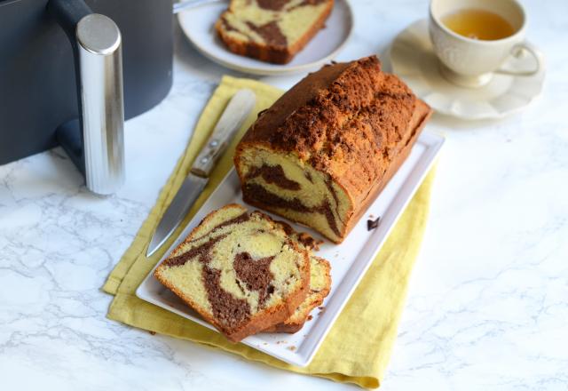 Cake marbré au Air Fryer