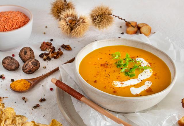 La soupe qu’il vous faut : ce délicieux velouté de lentilles corail va vous aider à défier le froid !