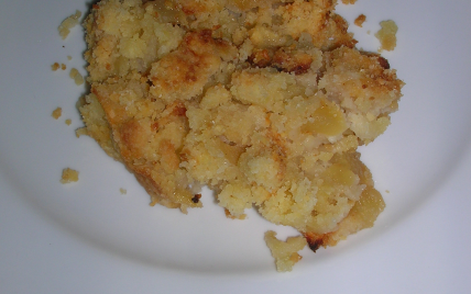 Crumble aux pommes moelleux