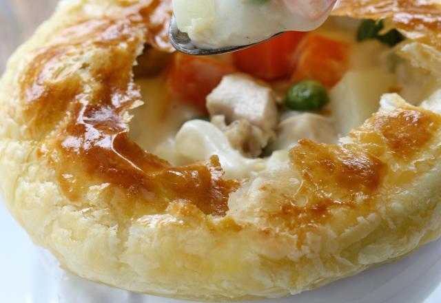 Chicken pot pie (tourte au poulet)